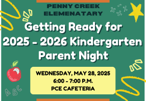  2025 - 2026 Kindergarten Parent Night